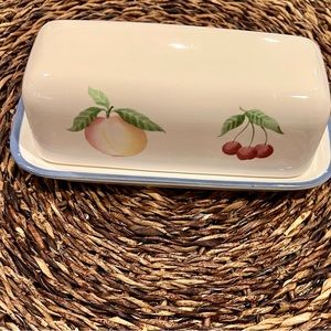 PFALTZGRAFF Hopscotch (Fruit) Butter Dish